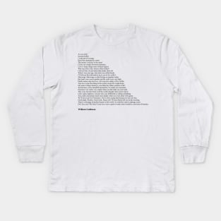 William Goldman Quotes Kids Long Sleeve T-Shirt